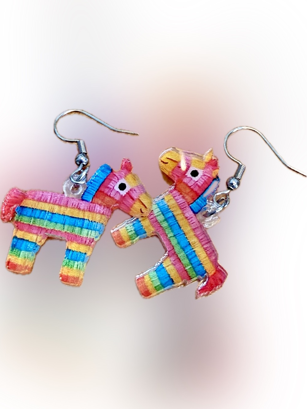 $5 Colorful Rainbow Pinata Unicorn Earrings - Cinco de Mayo